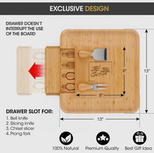Load image into Gallery viewer, Mr. & Mrs. cheeseboard