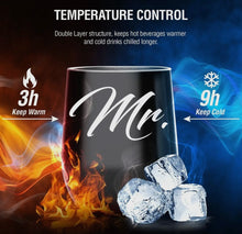 Load image into Gallery viewer, Mr. & Mrs. Stainless Steel Tumblers