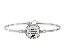 Load image into Gallery viewer, Luca + Danni &quot;She Believed She Could So She Did&quot; Bracelet
