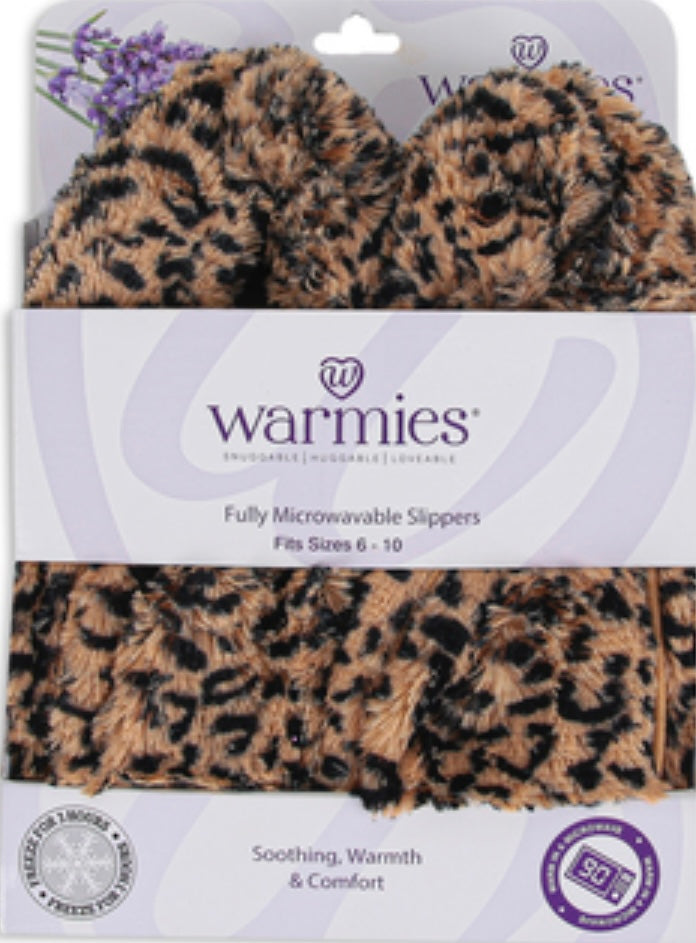 Warmies Slippers (Leopard)