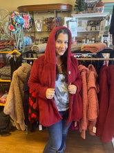 Load image into Gallery viewer, Burgundy Ultra Plush Hoodie
