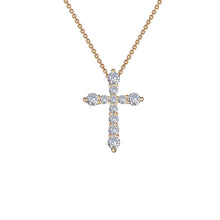 Load image into Gallery viewer, Lafonn 0.67 CTW Cross Pendant Necklace
