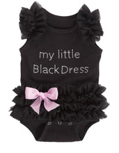 Load image into Gallery viewer, My Little Black Dress Onesie
