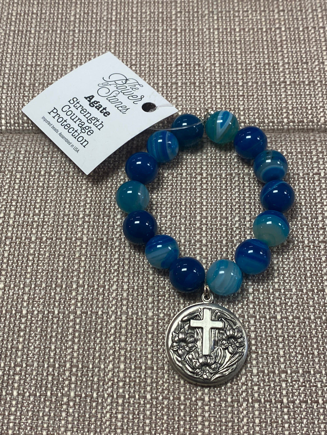 PowerBeads by jen Agate with the Lord’s Prayer medal