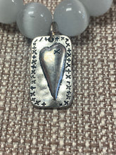 Load image into Gallery viewer, PowerBeads by jen Calcite with heart medal
