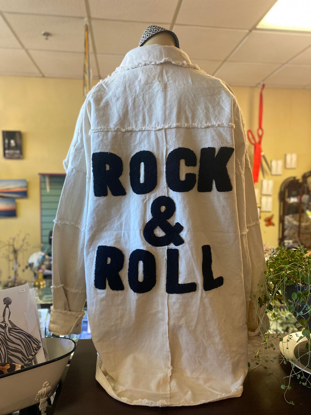Rock & Roll cream jacket