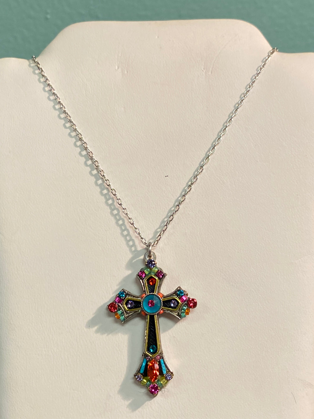 Cross necklace by Firefly jewelry