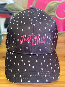 Black and White Spotted Baseball Hat