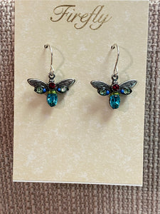 Turquoise Bee earrings by Firefly jewelry