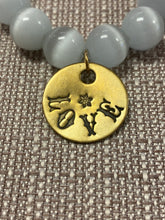 Load image into Gallery viewer, PowerBeads by jen Calcite with Love medal
