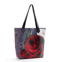 Load image into Gallery viewer, Double Sided Rose Tote
