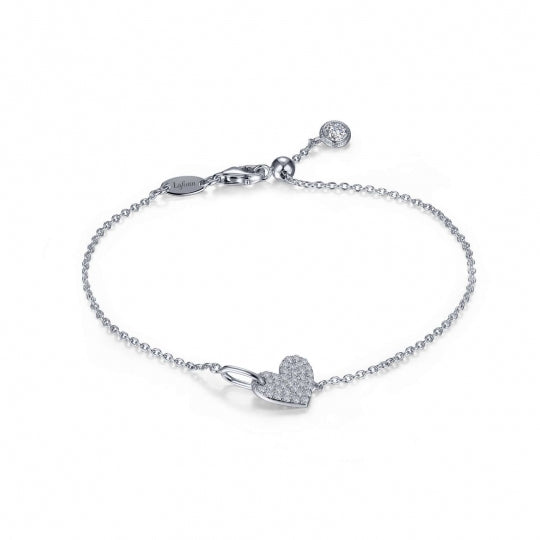 Lafonn 0.60 CTW Shimmering Heart Bracelet