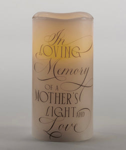 LED Wax Flameless Mother Candle