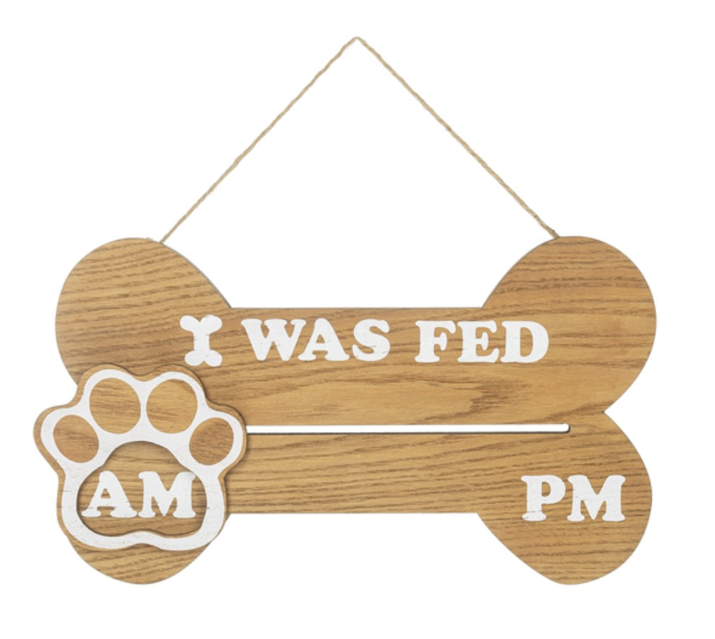 I WAS FED Plaque (AM/PM)