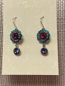 Circle earrings by Firefly jewelry