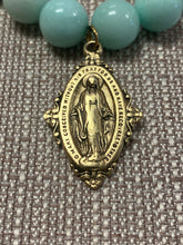 Load image into Gallery viewer, PowerBeads by jen Jade with Blessed Mother medal

