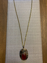 Load image into Gallery viewer, Marguerite Red Onyx Necklace
