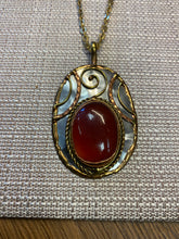Load image into Gallery viewer, Marguerite Red Onyx Necklace
